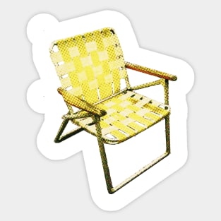 Lawnchairs Are Everywhere - design no.3 Sticker